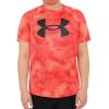 imageUnder Armour Boys Tech Big Logo Printed ShortSleeve TShirt877 After Burn   White