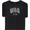 imageUnder Armour Freedom Eagle Boys TShirt001 Black   Steel
