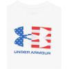 imageUnder Armour Freedom Flag Boys Short Sleeve TShirt100 White   Royal
