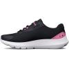 imageUnder Armour Girls Surge 3 Alternate Closure Running Shoes001 BlackFlamingoFlamingo