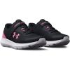 imageUnder Armour Girls Surge 3 Alternate Closure Running Shoes001 BlackFlamingoFlamingo