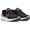 imageUnder Armour Girls Surge 3 Alternate Closure Running Shoes002 BlackPurple IcePink Shock