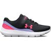 imageUnder Armour Girls Surge 3 Alternate Closure Running Shoes002 BlackPurple IcePink Shock