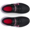 imageUnder Armour Girls Surge 3 Alternate Closure Running Shoes002 BlackPurple IcePink Shock