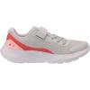 imageUnder Armour Girls Surge 3 Alternate Closure Running Shoes106 Halo GrayVenom RedPink Fizz