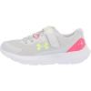 imageUnder Armour Girls Surge 3 Alternate Closure Running ShoesHalo Gray 100Quirky Lime
