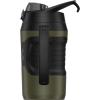 imageUnder Armour Half Gallon Water Bottle Insulated 64oz Insulated Water Bottle with Handle Sports Water Jug Fence Hook Leak Resistant for Baseball Football ampamp MoreMarine OD Green
