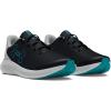 imageUnder Armour Kids Grade School Charged Pursuit 3 Running Shoe002 BlackMod GrayCircuit Teal