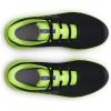 imageUnder Armour Kids Grade School Charged Pursuit 3 Running Shoe003 BlackMorph GreenMod Gray