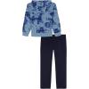 imageUnder Armour boys Hoodie Set pants ampamp Hoodie Lightweight ampamp Relaxed FitBlue Smoke All Over Print