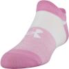 imageUnder Armour unisexchild Essential 20 Lightweight No Show Socks 6pairsSocksLipstick Pink Assorted