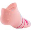imageUnder Armour unisexchild Essential 20 Lightweight No Show Socks 6pairsSocksPink SandsWhiteHalo Gray