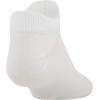 imageUnder Armour unisexchild Essential 20 Lightweight No Show Socks 6pairsSocksWhiteCerise Assorted