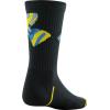 imageUnder Armour unisexchild Phenom Crew Socks 3pairsBlack Blue Assorted