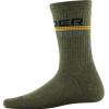 imageUnder Armour unisexchild Phenom Crew Socks 3pairsMarine Od Green Assorted