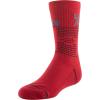 imageUnder Armour unisexchild Phenom Crew Socks 3pairsRedBlack Assorted