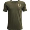 imageUnder Armour Boys New Freedom Flag TShirtMarine Od Green 390Black