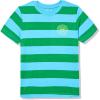 Ether Blue - Printed Stripe Ss Ether Blue - Printed Stripe Ss