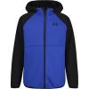 imageUnder Armour Boys Sim Softshell Jacket Hooded with Zipper Closure WaterResistant ampamp LightweightTeam Royal Raglan