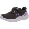 imageUnder Armour Girls Surge 3 Alternate Closure Running Shoes102 Jet GrayNebula PurpleDigi Purple