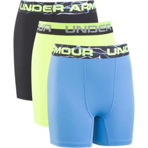 imageUnder Armour Boys Big Performance Boxer Briefs Lightweight ampamp Smooth Stretch FitHivis Yellow