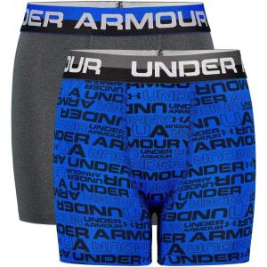 imageUnder Armour Boys Big Performance Boxer Briefs Lightweight ampamp Smooth Stretch FitUltra Blue