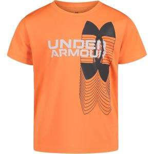 imageUnder Armour Boys Classic Core Logo TShirt Wordmark Print ampamp Baseball Designs Crew NeckOrange Blast Logo