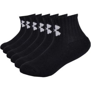 imageUnder Armour Boys Multi Pack Quarter SockBlack