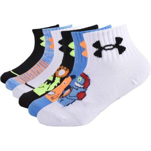 imageUnder Armour Boys Multi Pack Quarter SockDark Blue