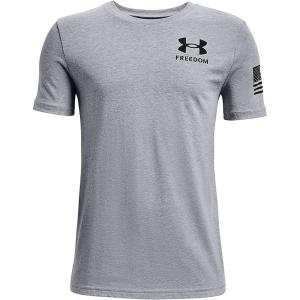 imageUnder Armour Boys New Freedom Flag TShirtSteel Light Heather 035Steel