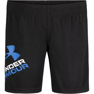 imageUnder Armour Boys Prototype Short Elastic Waistband Soft ampamp ComfortableBlackBlue Sp22