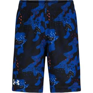 imageUnder Armour Boys Prototype Short Elastic Waistband Soft ampamp ComfortableBoost Printed Short  Black