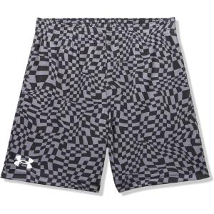 imageUnder Armour Boys Prototype Short Elastic Waistband Soft ampamp ComfortableBoost Printed Short  Castlerock