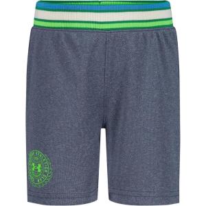 imageUnder Armour Boys Prototype Short Elastic Waistband Soft ampamp ComfortableCourt Mesh Short  Downpour Gray