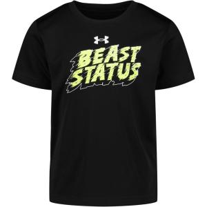 imageUnder Armour Boys Shirt Crewneck Lightweight and BreathableBlack  Beast Status