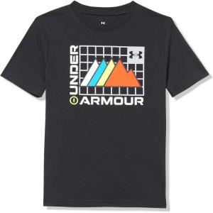 imageUnder Armour Boys Shirt Crewneck Lightweight and BreathableBlack Mountain Tag