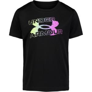 imageUnder Armour Boys Shirt Crewneck Lightweight and BreathableBlackGradient Logo
