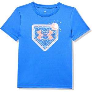 imageUnder Armour Boys Shirt Crewneck Lightweight and BreathableTeam Royal  Tech Baseball Fence Ss