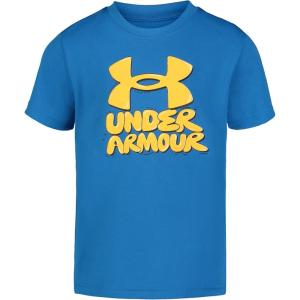 imageUnder Armour Boys Short Sleeve Shirt Crewneck Lightweight and BreathablePhoton Blue Bubble