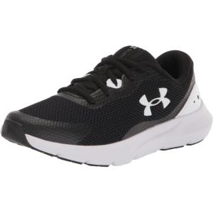 imageUnder Armour Boys Surge 3 Running ShoeBlackWhite