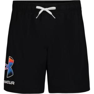 imageUnder Armour Boys Swim Trunk Shorts Lightweight ampamp Water Repelling Quick Dry MaterialBlack Core Volley