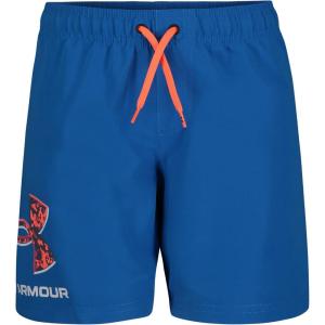 imageUnder Armour Boys Swim Trunk Shorts Lightweight ampamp Water Repelling Quick Dry MaterialCyber Blue Speckle