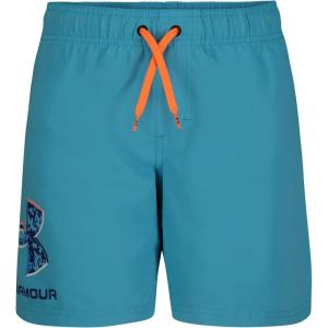 imageUnder Armour Boys Swim Trunk Shorts Lightweight ampamp Water Repelling Quick Dry MaterialGlacier Blue Speckle