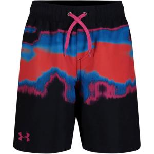 imageUnder Armour Boys Swim Trunk Shorts Lightweight ampamp Water Repelling Quick Dry MaterialNavy Vaporous Stripe
