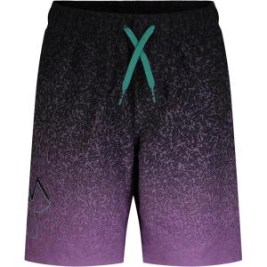 imageUnder Armour Boys Swim Trunk Shorts Lightweight ampamp Water Repelling Quick Dry MaterialTipped Provence Purple