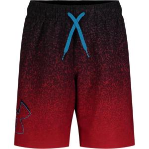 imageUnder Armour Boys Swim Trunk Shorts Lightweight ampamp Water Repelling Quick Dry MaterialTipped Red