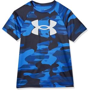 imageUnder Armour Boys Tech Big Logo Printed ShortSleeve TShirt401 Royal   White