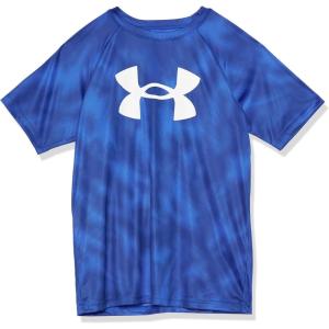 imageUnder Armour Boys Tech Big Logo Printed ShortSleeve TShirt402 Team Royal   White