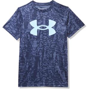 imageUnder Armour Boys Tech Big Logo Printed ShortSleeve TShirt411 Midnight Navy   Stream