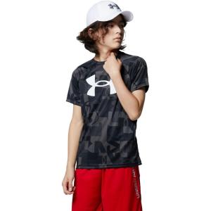 imageUnder Armour Boys Tech Big Logo Printed ShortSleeve TShirtBlack 001White